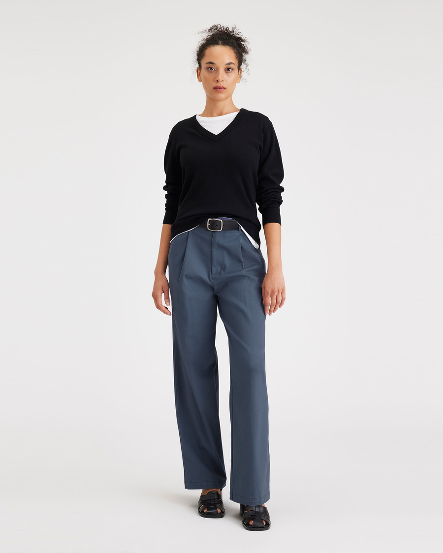 (image for) Excellent High Wide Pant, Pleated